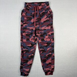 Lululemon‎ Scuba High-Rise Jogger Womans 0 Heritage 360 Camo Red Stretch 26"